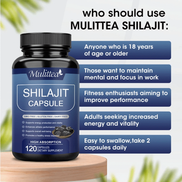 Organic Shilajit & Maca Capsules