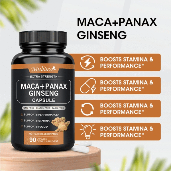 Organic Shilajit & Maca Capsules